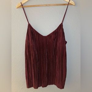 Burgundy Tank Top